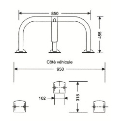 Barrière de parking TUB 1000 - CROSO