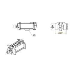 Chariot pour coulissant verre de 32 WICONA WS65 - CROISEE DS