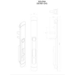 Coquilles montage double intérieur SOLENA DS7801 - CROISEE DS
