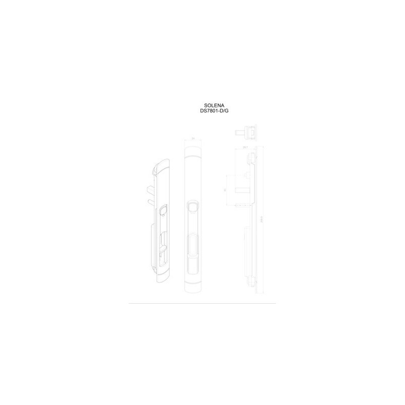 Coquilles montage double intérieur SOLENA DS7801 - CROISEE DS