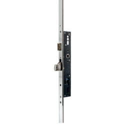 Serrure à encastrer 3 points pêne glissant clé i têtière plate 24 mm MULTIBLINDO - ISEO