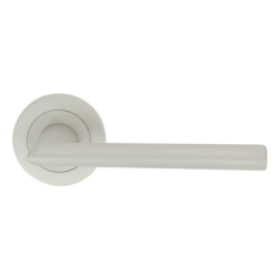 Ensemble sur rosace ronde zamack mat AXEL - CADAP