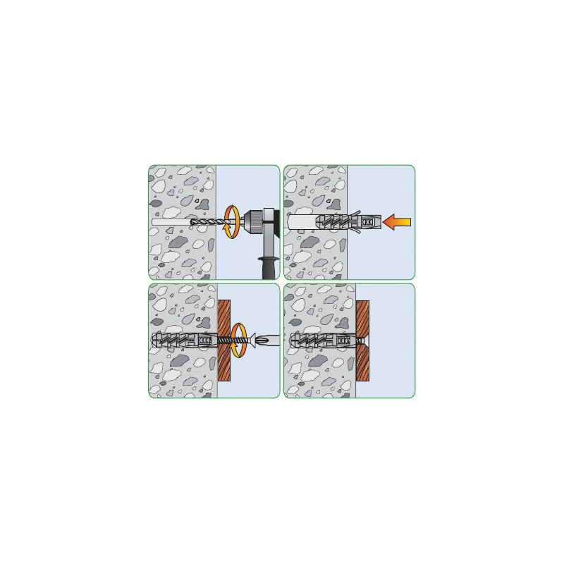 Cheville nylon polyvalente FIX - RAWL
