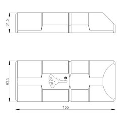 Serrure véhicule utilitaire profil rond ARMADLOCK - MUL-T-LOCK