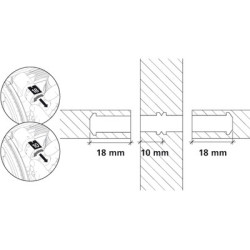 Lot de 300 paires TENSO P-14 avec fonction de pré-tension - LAMELLO