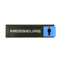 Plaquette signalétique 175x45 EUROPE DESIGN "MESSIEURS" - NOVAP