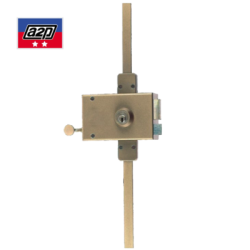 Serrure applique 3 points horizontale à tirage profil rond A2P** KESO 8000 OMEGA - JPM