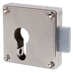 Serrure de meuble carré profil européen 5464 - VACHETTE