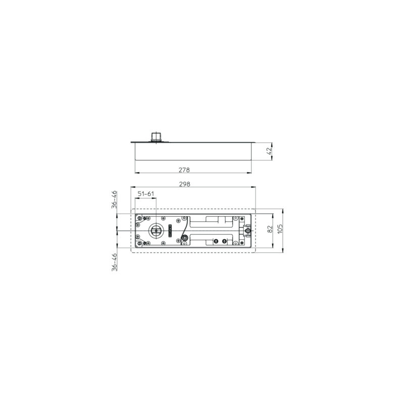 Pivot de sol TS 500 NV - GEZE