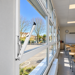 Ferme-imposte OL90N blanc RAL 9010 - GEZE