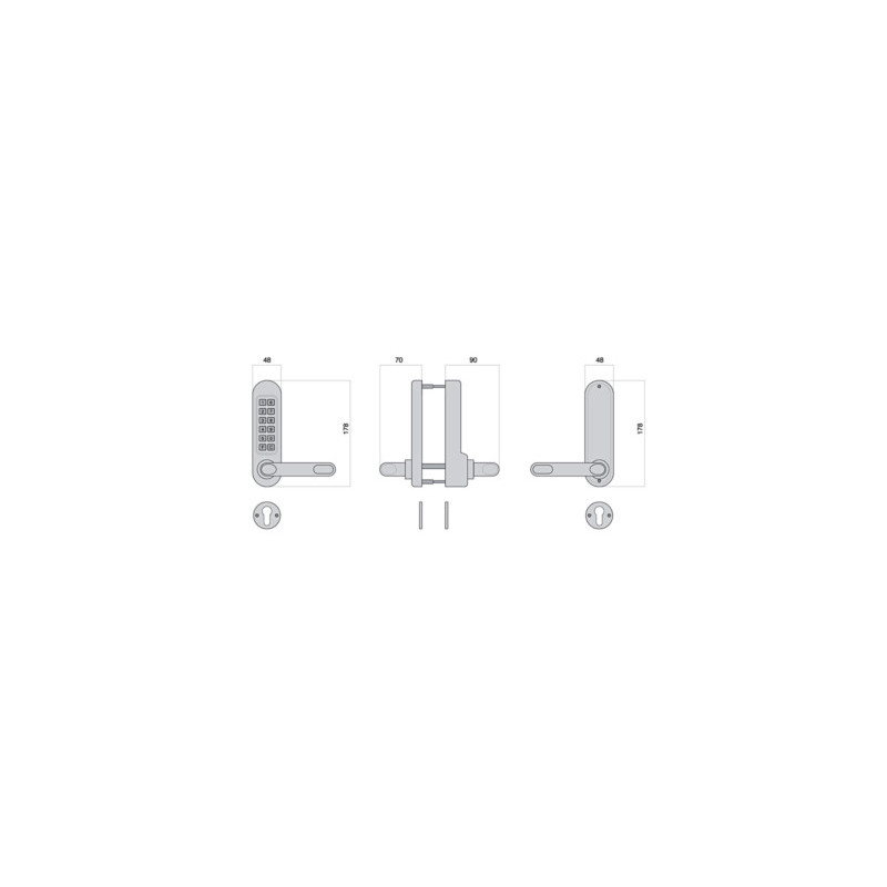 Serrure à code mécanique JOKEY 1200 - LOKOD