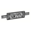 Coffre de serrure multipoint horizontale profil rond rideau métallique A211 / A212 - PREFER