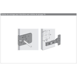 Gabarit de perçage charnière BLUEJIG - HETTICH