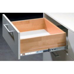 Coulisse sortie totale pour un montage couvrant silent system KA 4532 AM - HETTICH