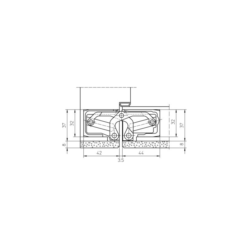 Paumelle invisible TECTUS TE540 3D A8 - SIMONSWERK