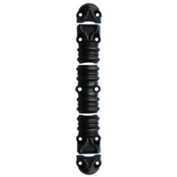 Fausse crémone rustique décorative bouton N°6 - FONDERIE ROLLINGER