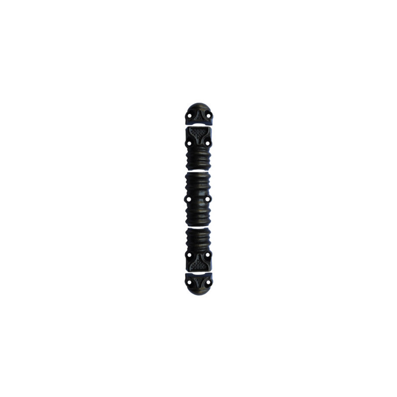 Fausse crémone rustique décorative bouton N°6 - FONDERIE ROLLINGER