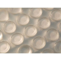 Lot de 25 butoirs adhésifs anti-bruit translucides - CIVIC INDUSTRIE