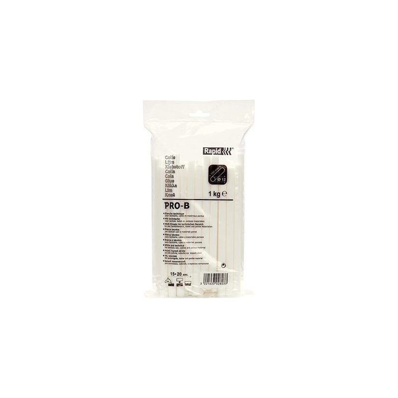 Bâtons de colle thermofusible blanc PRO-B - RAPID
