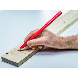 Crayon de charpentier ovale 30 cm mine 2H - PICA