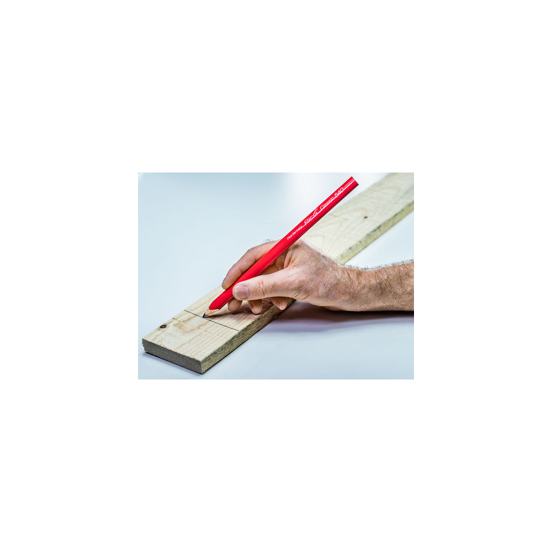 Crayon de charpentier ovale 30 cm mine 2H - PICA
