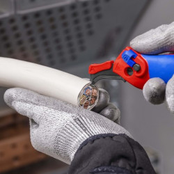 Couteau à dénuder avec sabot de guidage - KNIPEX