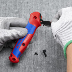 Couteau à dénuder avec sabot de guidage - KNIPEX