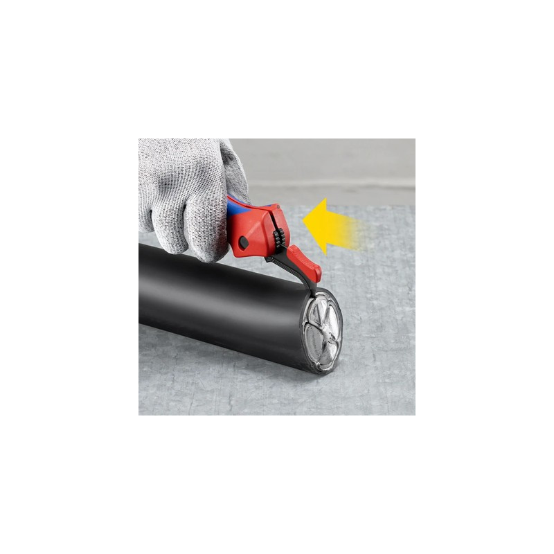 Couteau à dénuder avec sabot de guidage - KNIPEX