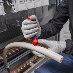 Couteau à dénuder avec sabot de guidage - KNIPEX