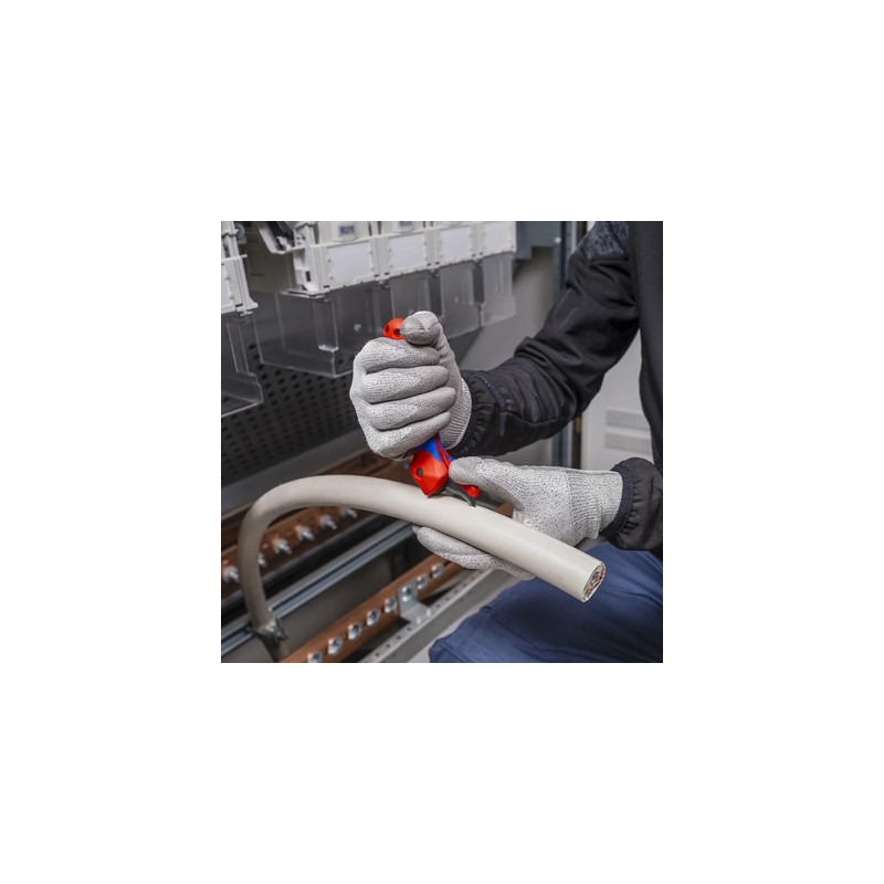 Couteau à dénuder avec sabot de guidage - KNIPEX