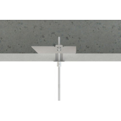 Segments basculants à tige filetée pour fixation dans faux plafond - INDEX