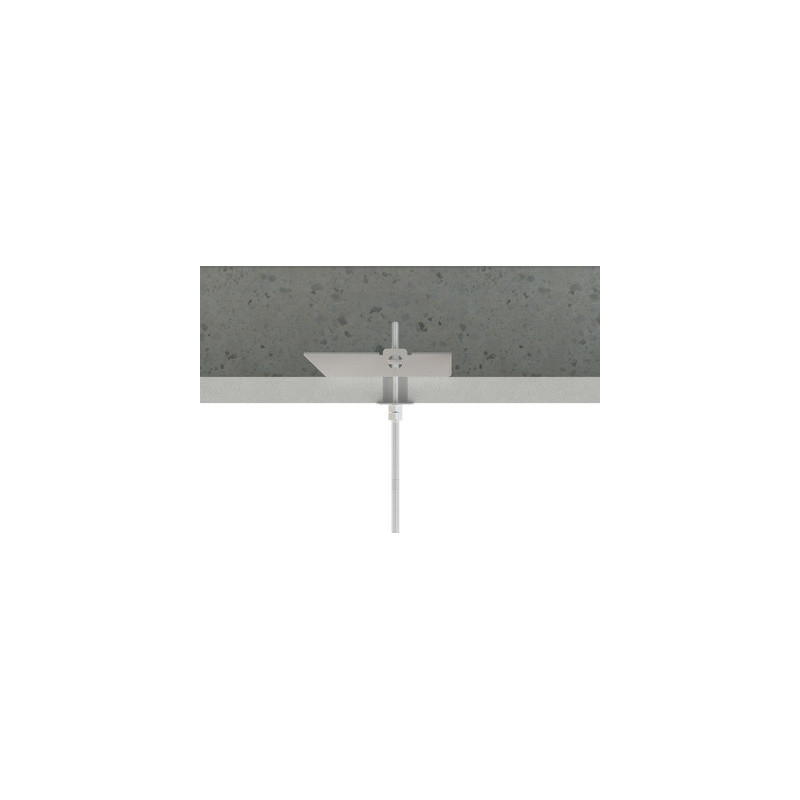 Segments basculants à tige filetée pour fixation dans faux plafond - INDEX