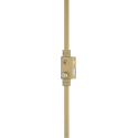 Serrure applique 3 points verticale à fouillot à profil rond KESO 8000 OMEGA - JPM