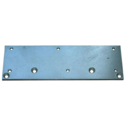 Plaque de ferme-porte GR 3400 argent - GROOM