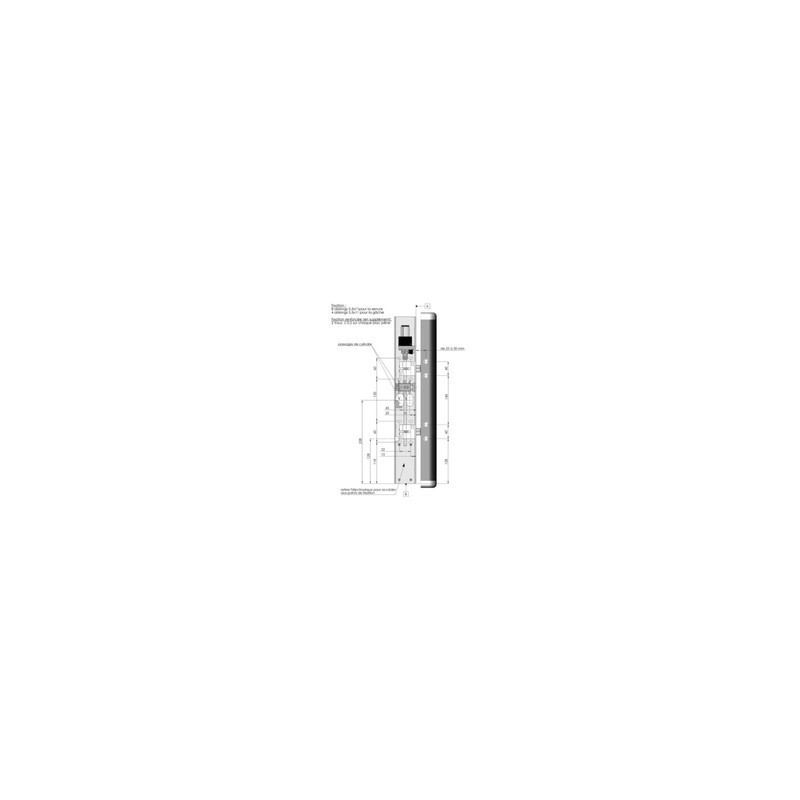 Kit serrure électrique applique 4 points E-LOCK SERSYS - CDVI