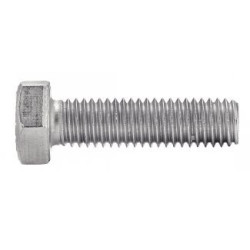 Vis métaux tête Hexagonale filetage total inox A2 - ACTON