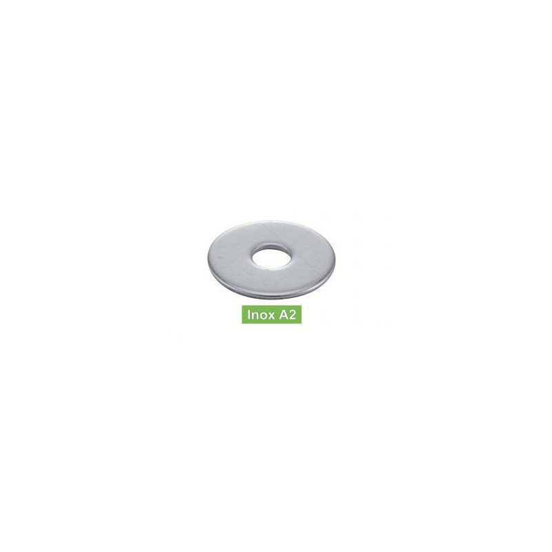 Rondelle plate extra large inox A2 - ACTON