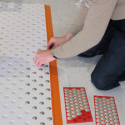 Gabarit de pose pour dalle podotactile PU auto-adhésive - DINAC
