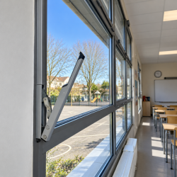 Ferme-imposte OL90N argent - GEZE