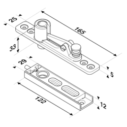 Pentures supérieures JANUS LINTEAU / B TWIST - SEVAX