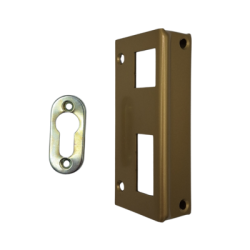 Serrure applique monopoint verticale à tirage profil européen 9812 - METALUX