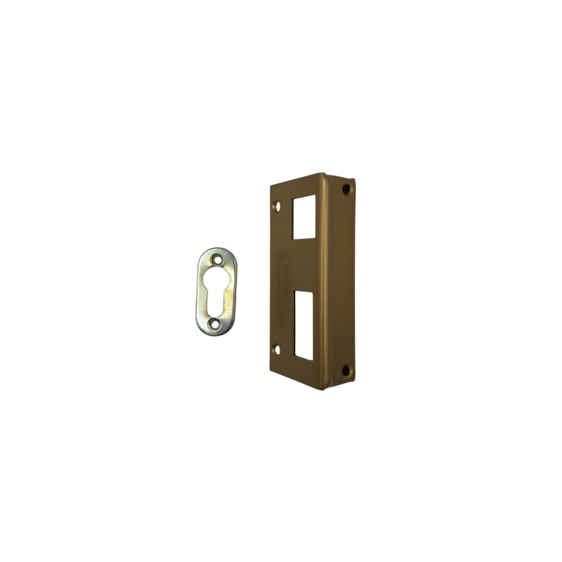 Serrure applique monopoint verticale à tirage profil européen 9812 - METALUX
