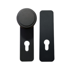 Bouton fixe  sur plaque clé i pour portes coupe-feu - DIERRE