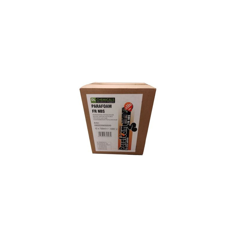 Mousse NBS coupe-feu 750 ml PARAFOAM - DL CHEMICALS