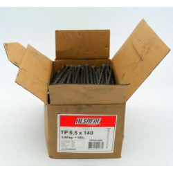 Pointes tête plate lisses HDG - ALSAFIX