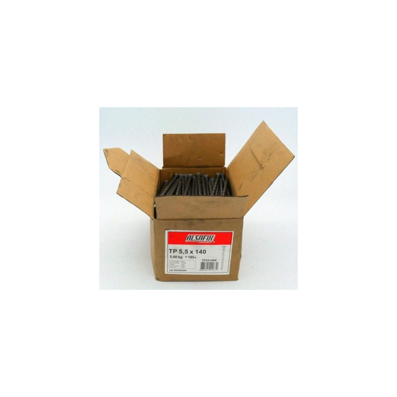 Pointes tête plate lisses HDG - ALSAFIX