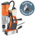 Perceuse magnétique à colonne KBU35 PQW + coffret 4 fraises HSS - FEIN