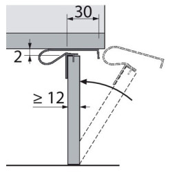 Support de plinthe TURBOCLIP - HETTICH