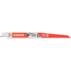 Lot de 5 lames de scie sabre 228 mm MULTI K16 - ERKO