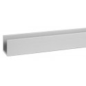 Profil U aluminium anodisé argent 3 mètres - DUVAL BILCOCQ